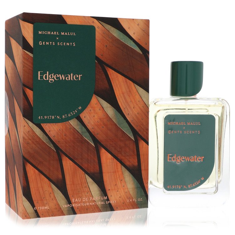 Michael Malul Edgewater by Michael Malul Eau De Parfum Spray 3.4 oz Michael Malul Edgewater by Michael Malul Eau De Parfum Spray 3.4 oz